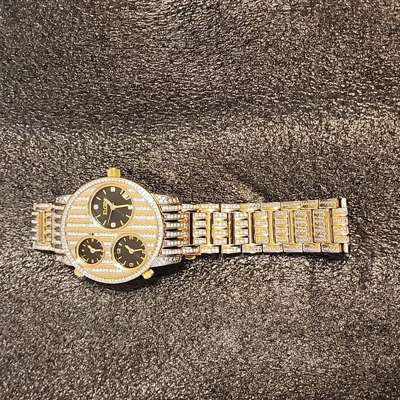 Gold Crystal Watch Elgin - Picture 1 of 4